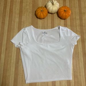 Hollister ribbed short sleeve top